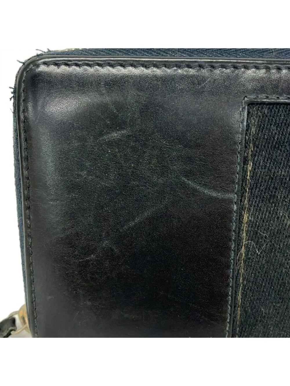 Gucci Wallet Black Red Zip Around Leather - Picture 7 of 11